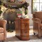 Tall Wooden End Table with Storage Drawer, Slim Side Table for Small Spaces